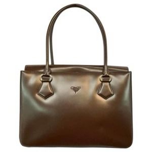 Robin Marco Dark Brown Leather Tote Bag